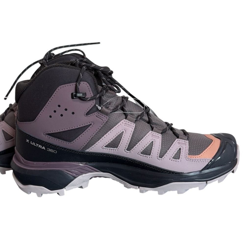 New Salomon Women Ultra 360 Mid GORE-TEX Hiking Boots 7.5 8 Hiking Gorpcore Out - Picture 2 of 13